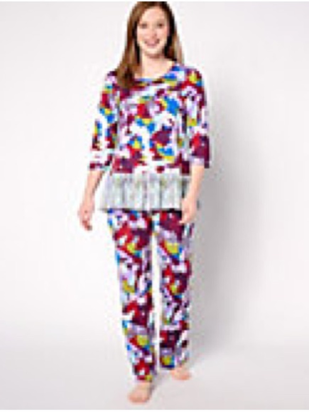 LOGO by Lori Goldstein Printed Sleep Set